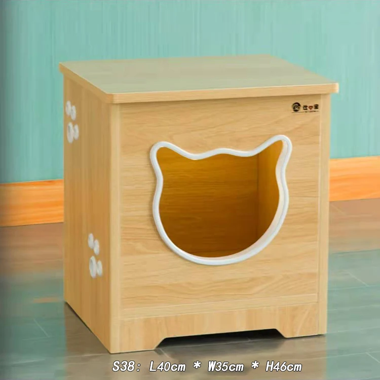 Sustainable Living Is - -Stylish Wooden Nightstand For Cats And