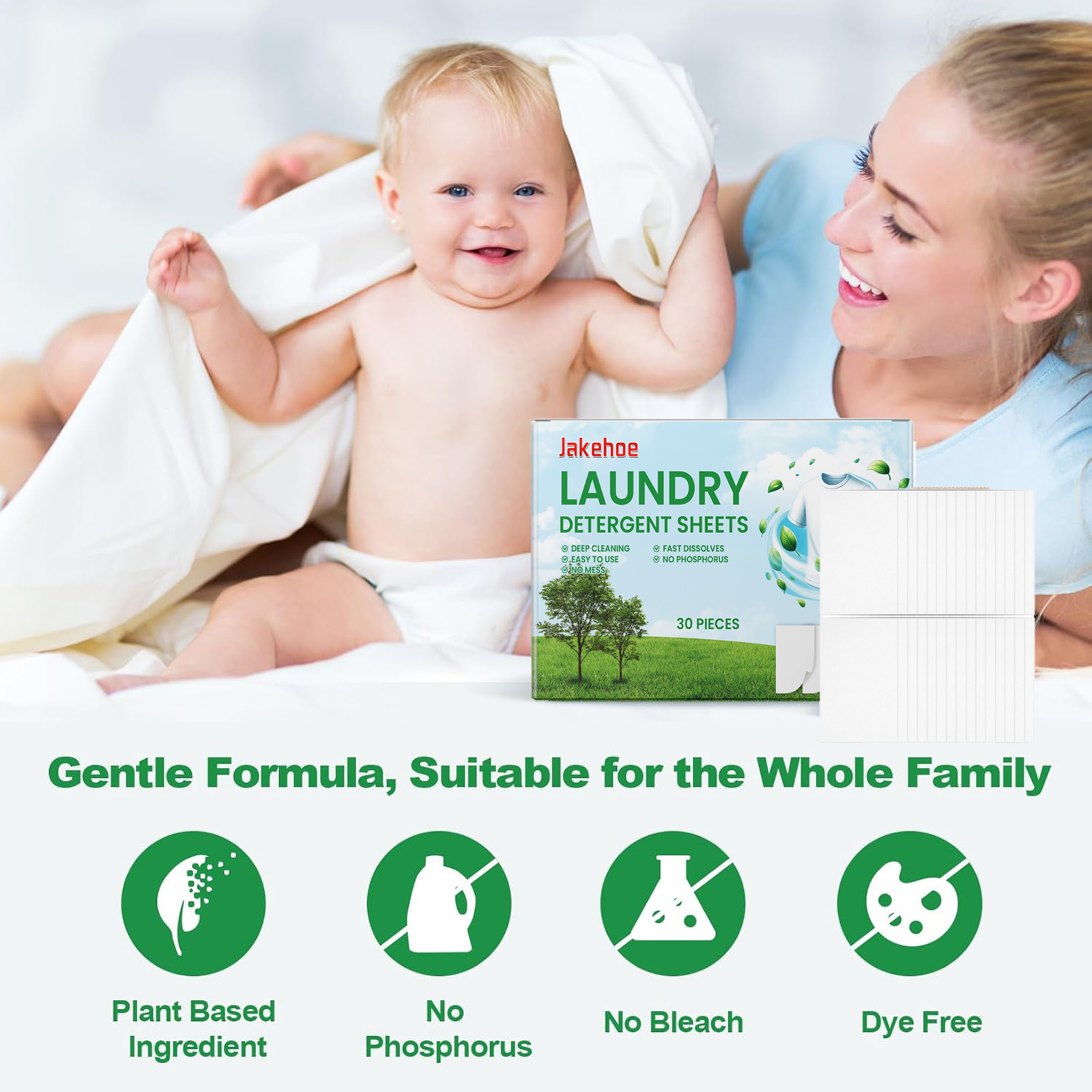 Laundry Detergent Sheets for S – обзор и цена Laundry Strip Eco