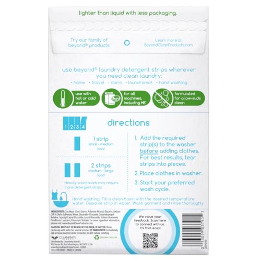 Beyond Laundry Detergent Strip – обзор и цена Laundry Strip Eco
