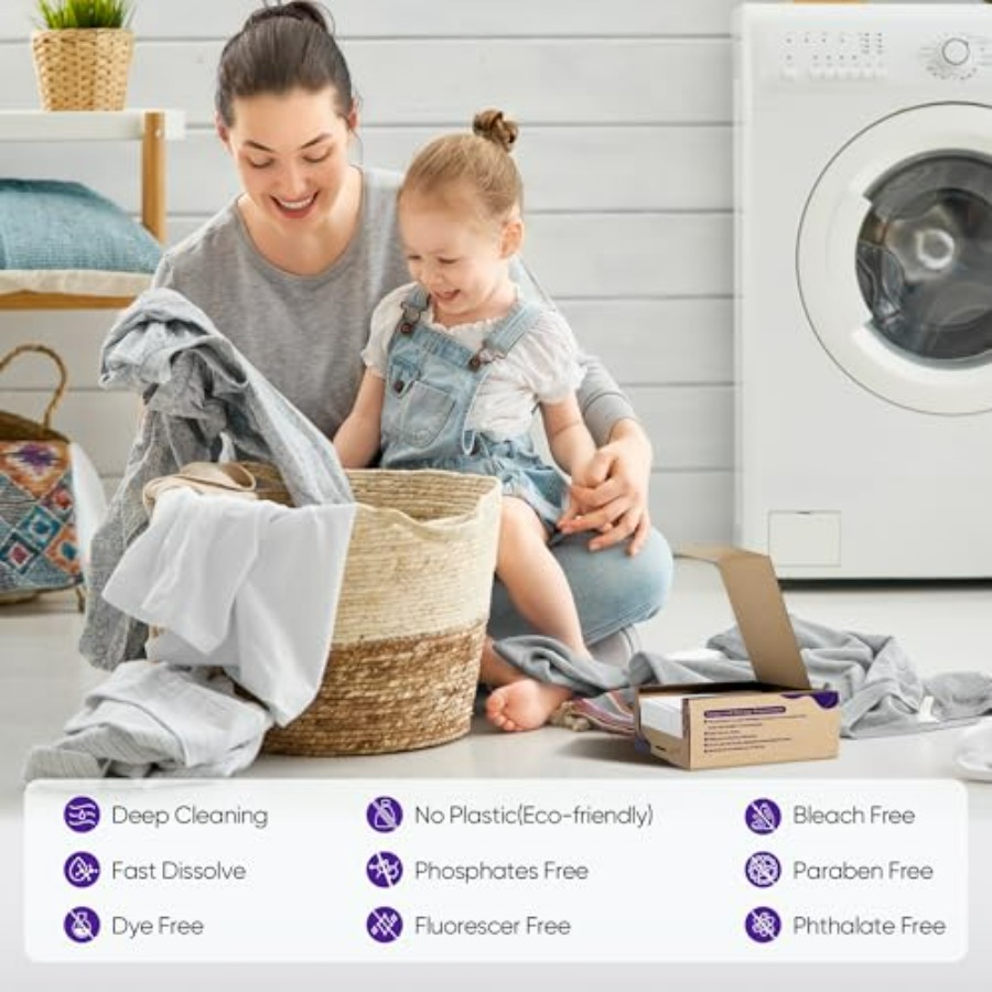 Laundry Detergent Sheets Trave – обзор и цена Laundry Strip Eco