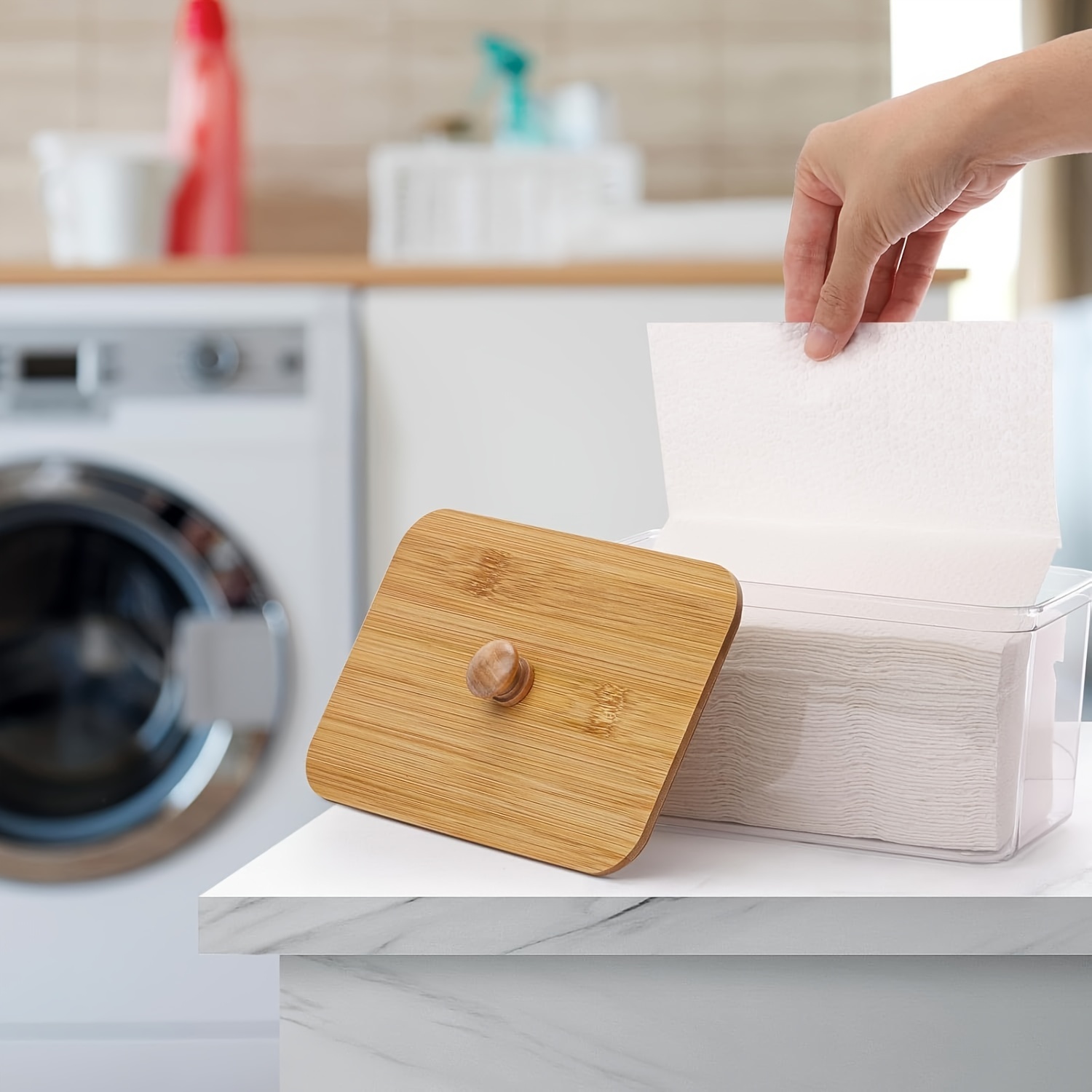 Acrylic Dryer Sheet Holder Con – обзор и цена Laundry Strip Eco