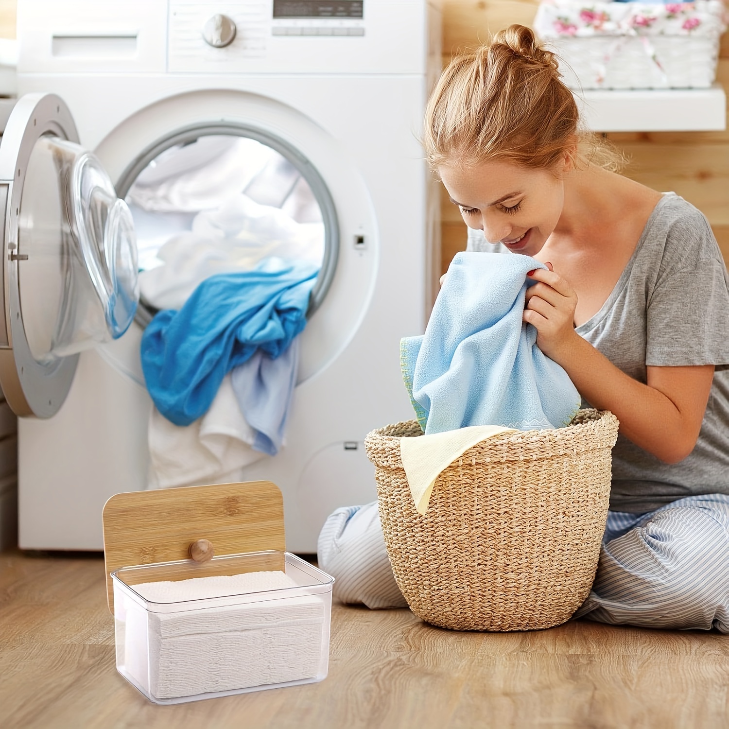 Acrylic Dryer Sheet Holder Con – обзор и цена Laundry Strip Eco